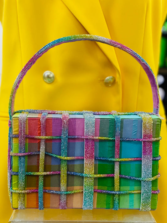Bags - Simitri Rainbow Etoile Briefcase Bag